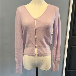J.Crew Light Purple Cashmere Sweater XS